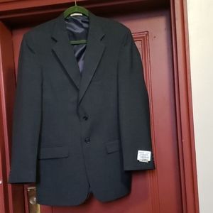 EDWARDS POLY-WOOL WOVEN JACKET SIZE 38 L